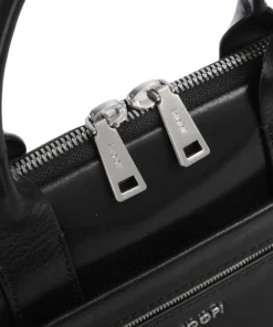 Treviso Samu Aktentasche 15″ fein genarbtes Rindsleder schwarz