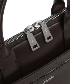 Treviso Samu Aktentasche 15″ fein genarbtes Rindsleder dunkelbraun