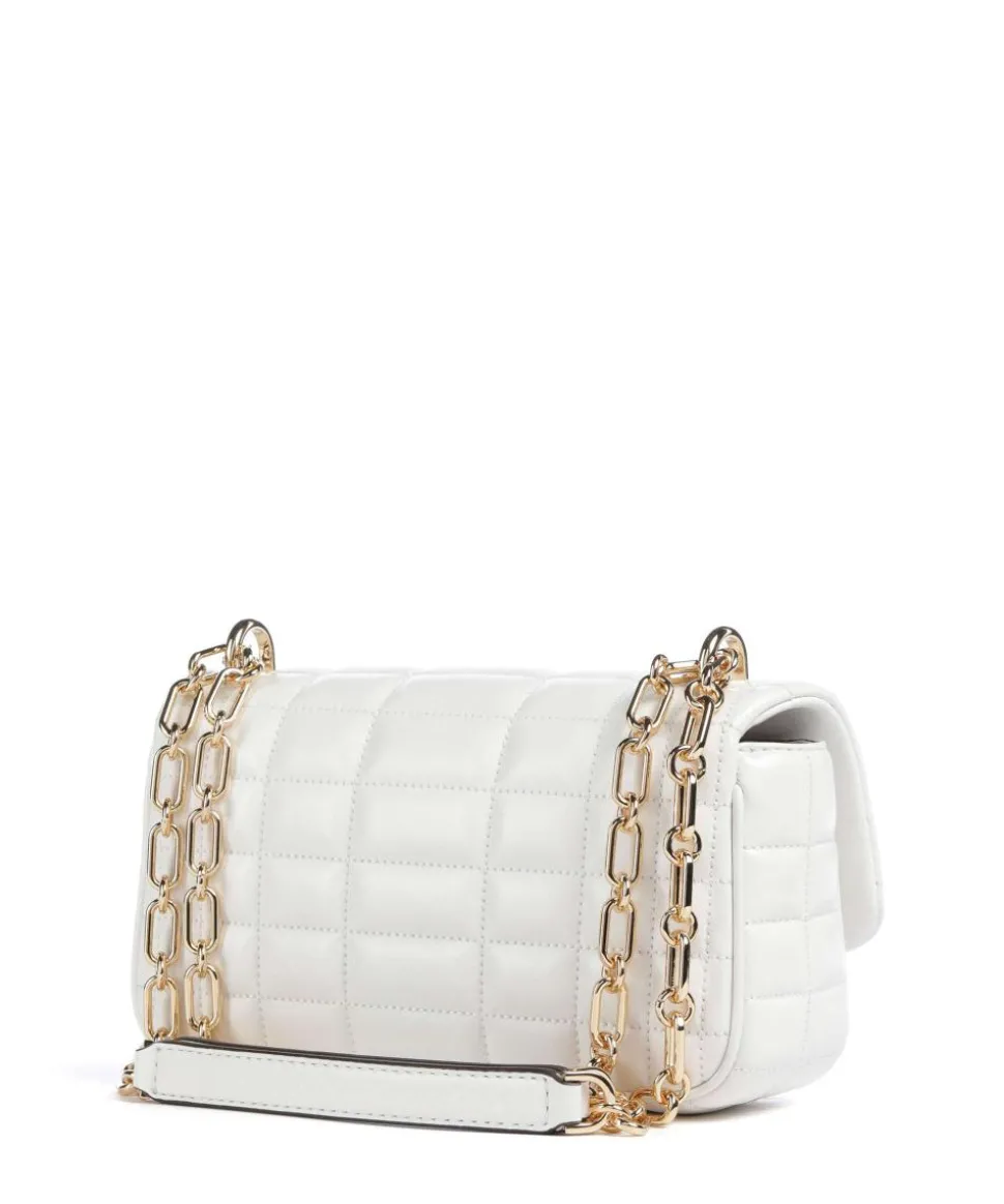 Tribeca Schultertasche Lammleder weiß