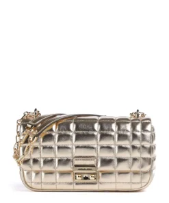 Tribeca Schultertasche Lammleder gold