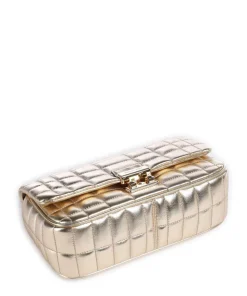 Tribeca Schultertasche Lammleder gold