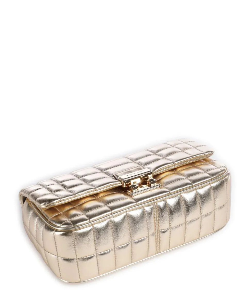 Tribeca Schultertasche Lammleder gold