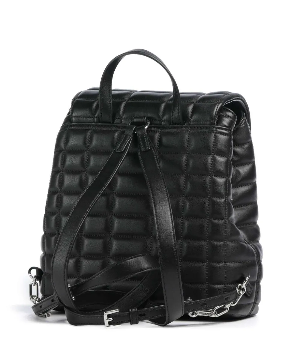 Tribeca Small Rucksack Lammleder schwarz