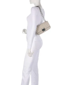 Tribeca Small Schultertasche Lammleder sand