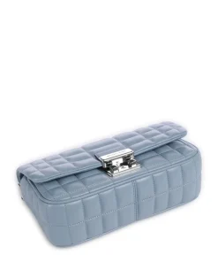 Tribeca Small Schultertasche Lammleder hellblau