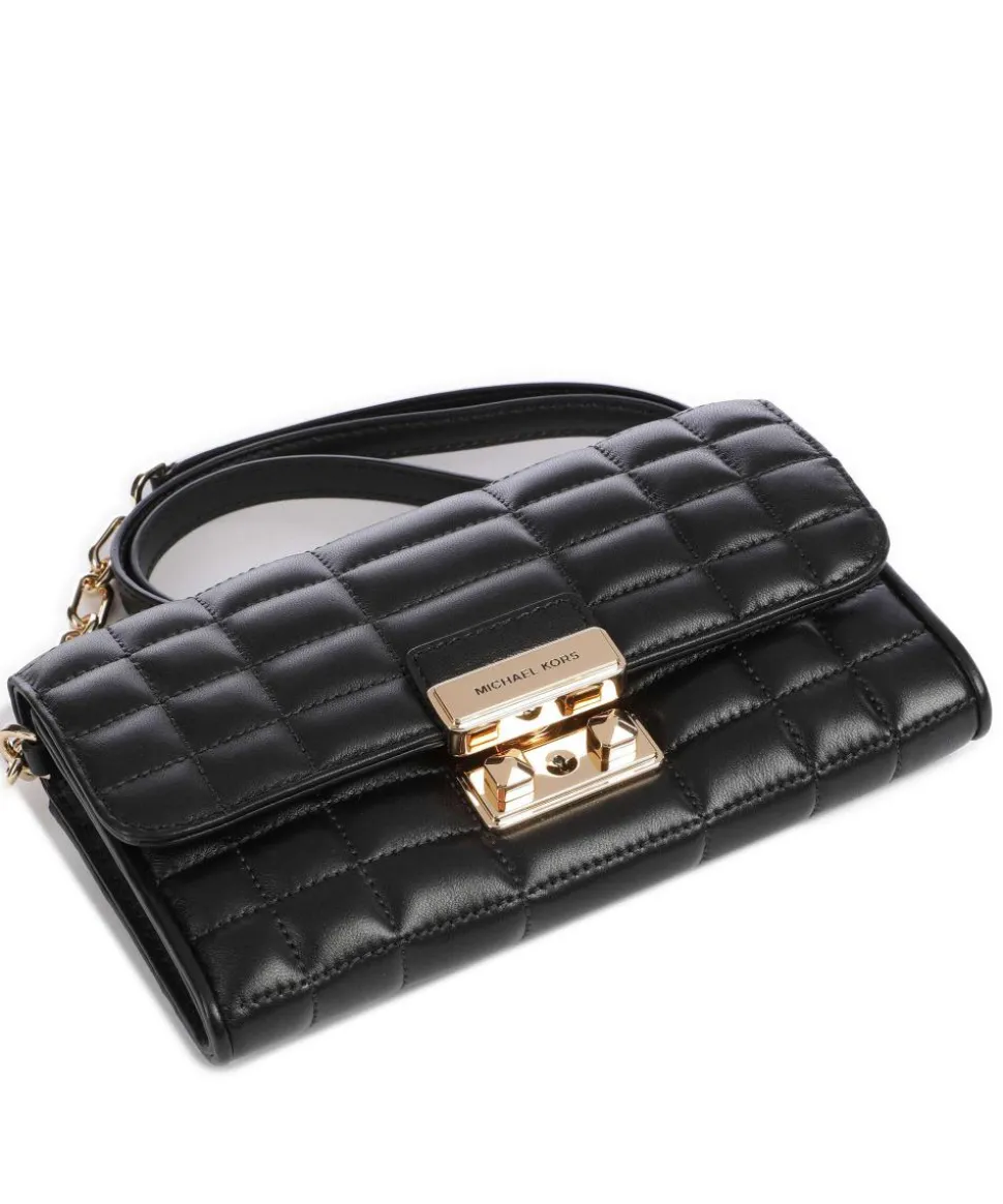 Tribeca Umhängetasche Lammleder schwarz