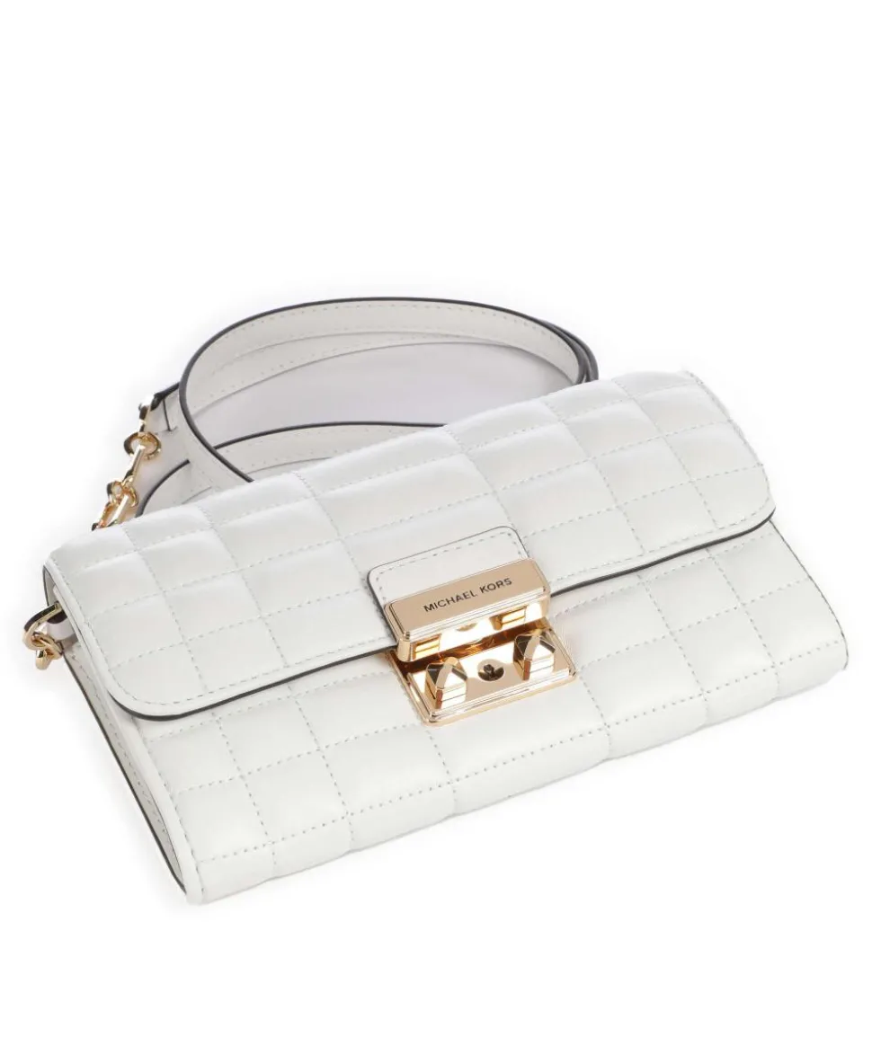 Tribeca Umhängetasche Lammleder weiß