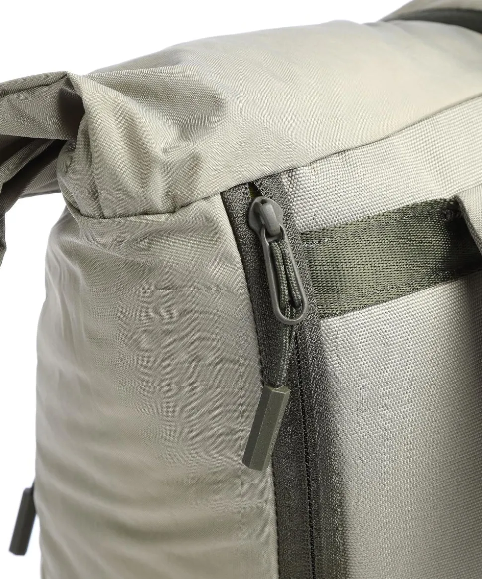Tuck Pack Rolltop Rucksack 15″ recyceltes Polyester graugrün