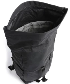 Tuck Pack Rolltop Rucksack 15″ recyceltes Polyester schwarz