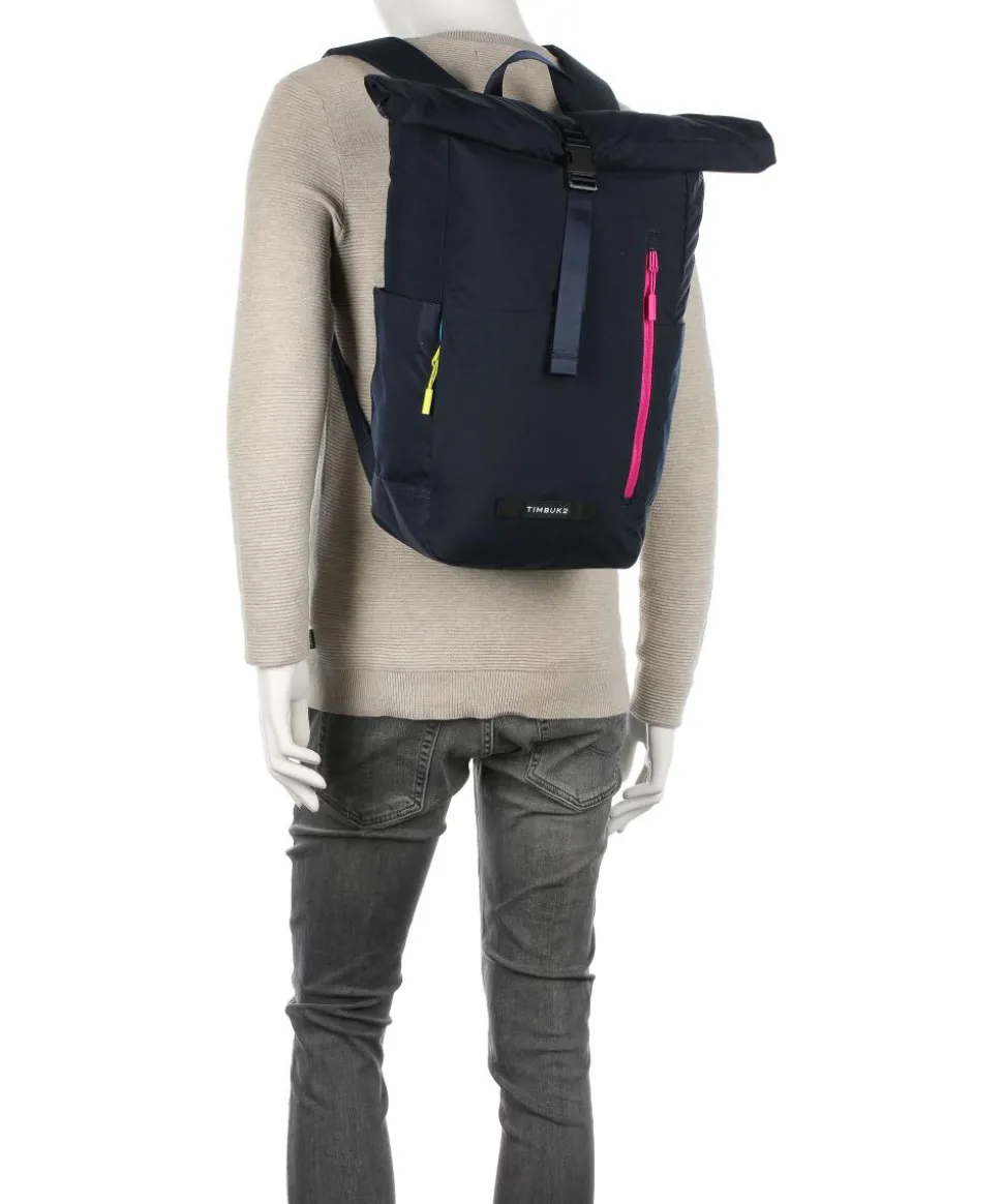 Tuck Pack Rolltop Rucksack 15″ recyceltes Polyester navy