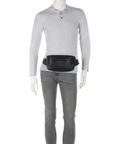 Tulum Gürteltasche Lederimitat schwarz