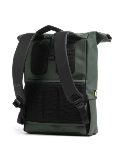 Turenne Soft Rolltop Rucksack 15″ recyceltes Polyurethane dunkelgrün