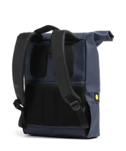 Turenne Soft Rolltop Rucksack 15″ recyceltes Polyurethane dunkelblau
