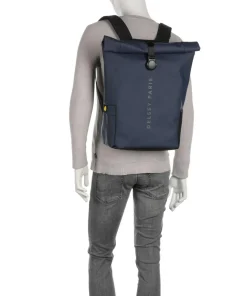 Turenne Soft Rolltop Rucksack 15″ recyceltes Polyurethane dunkelblau