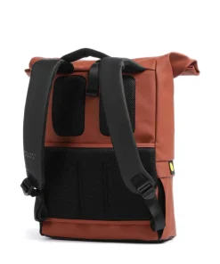 Turenne Soft Rolltop Rucksack 15″ recyceltes Polyurethane bernstein