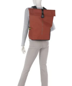 Turenne Soft Rolltop Rucksack 15″ recyceltes Polyurethane bernstein