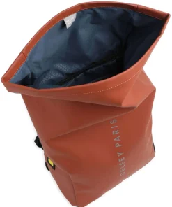 Turenne Soft Rolltop Rucksack 15″ recyceltes Polyurethane bernstein