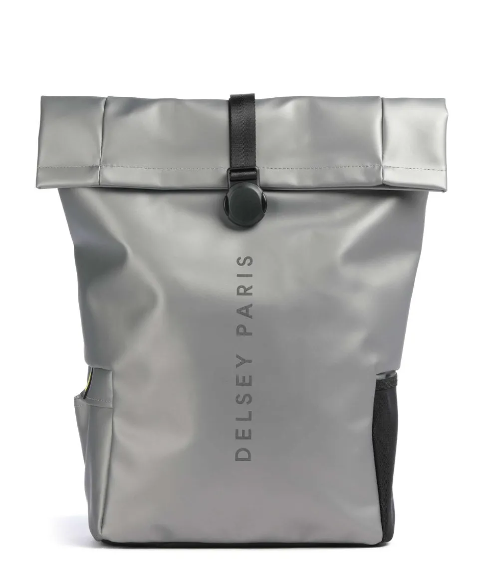 Turenne Soft Rolltop Rucksack 15″ recyceltes Polyurethane silber