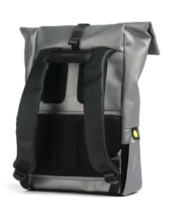 Turenne Soft Rolltop Rucksack 15″ recyceltes Polyurethane silber