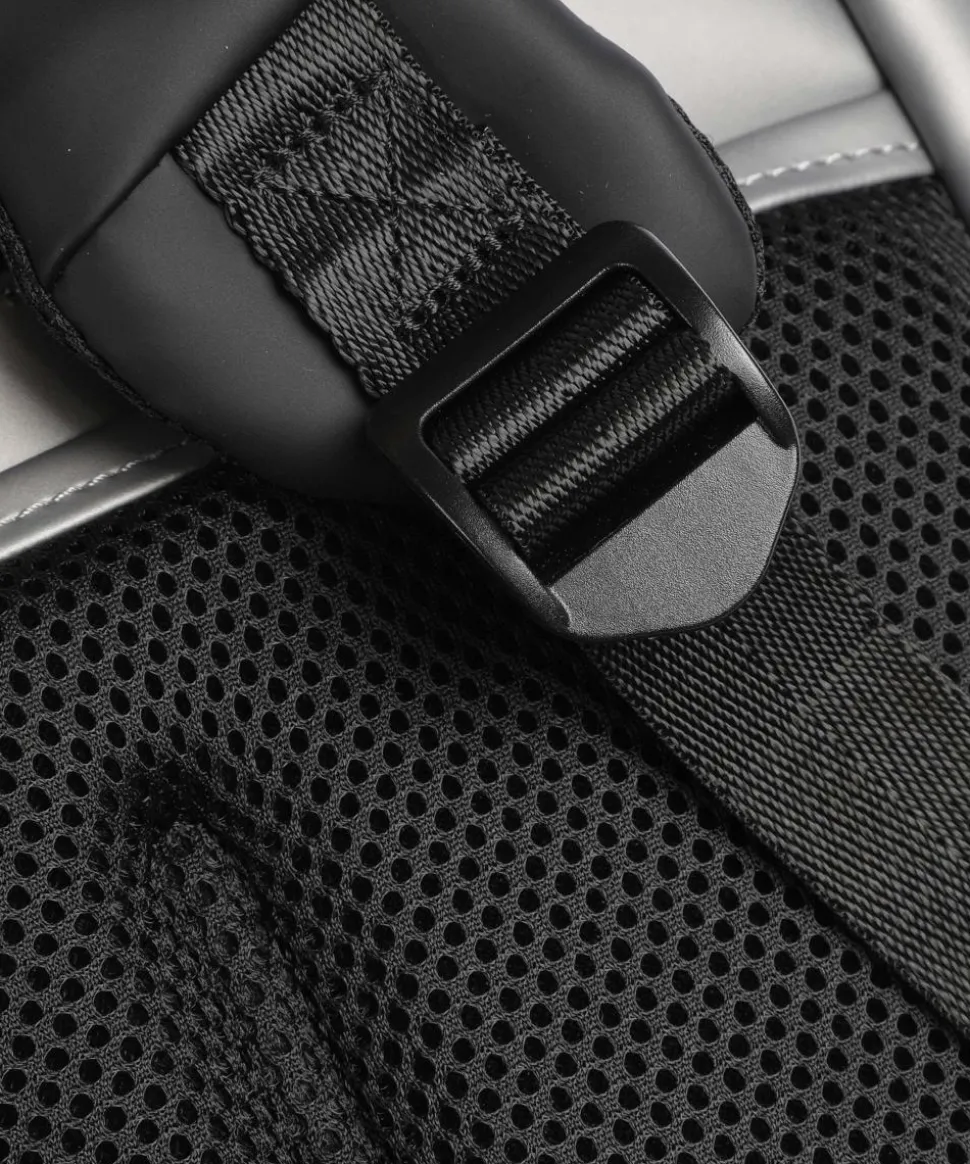 Turenne Soft Rolltop Rucksack 15″ recyceltes Polyurethane silber