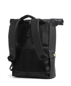 Turenne Soft Rolltop Rucksack 15″ recyceltes Polyurethane schwarz