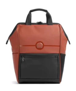 Turenne Soft Rucksack 14″ recyceltes Polyurethane rotbraun