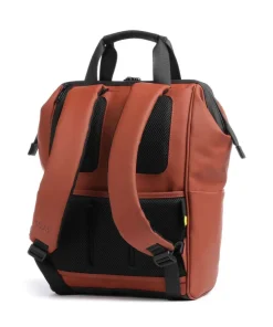 Turenne Soft Rucksack 14″ recyceltes Polyurethane rotbraun