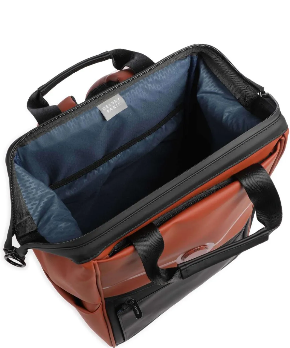 Turenne Soft Rucksack 14″ recyceltes Polyurethane rotbraun