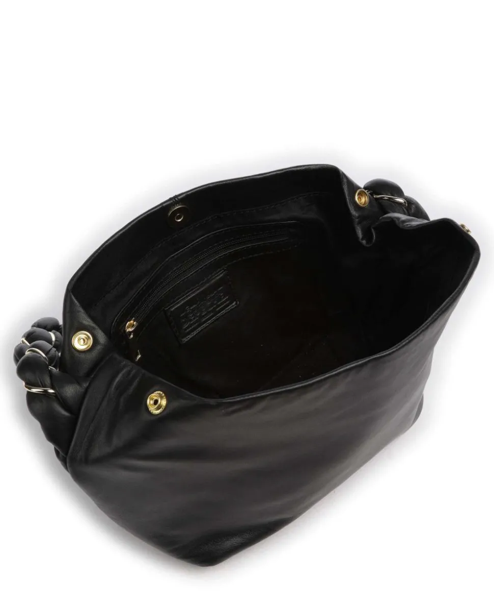 Twisted Tale Schultertasche Schafsleder schwarz