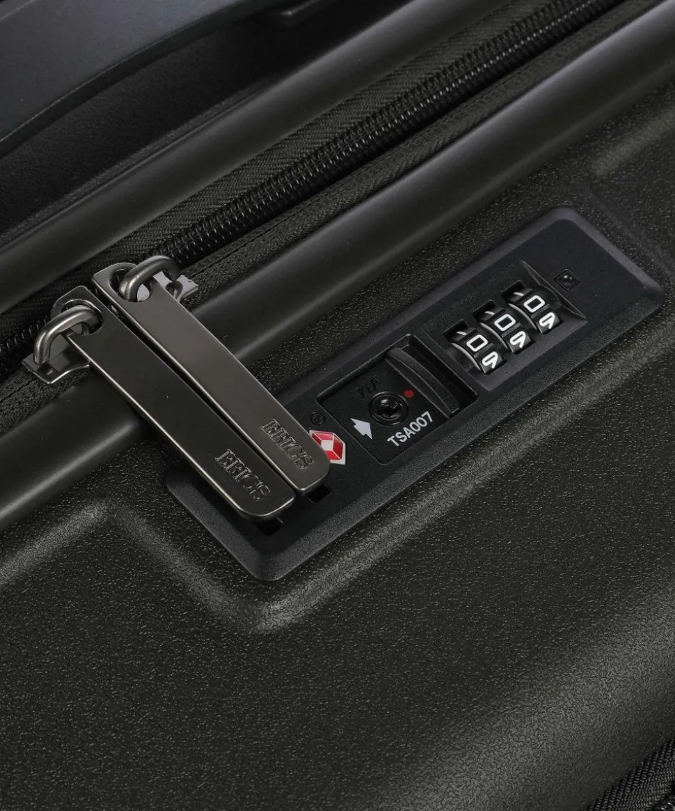 Ulisse 4-Rollen Trolley olivgrün 55 cm