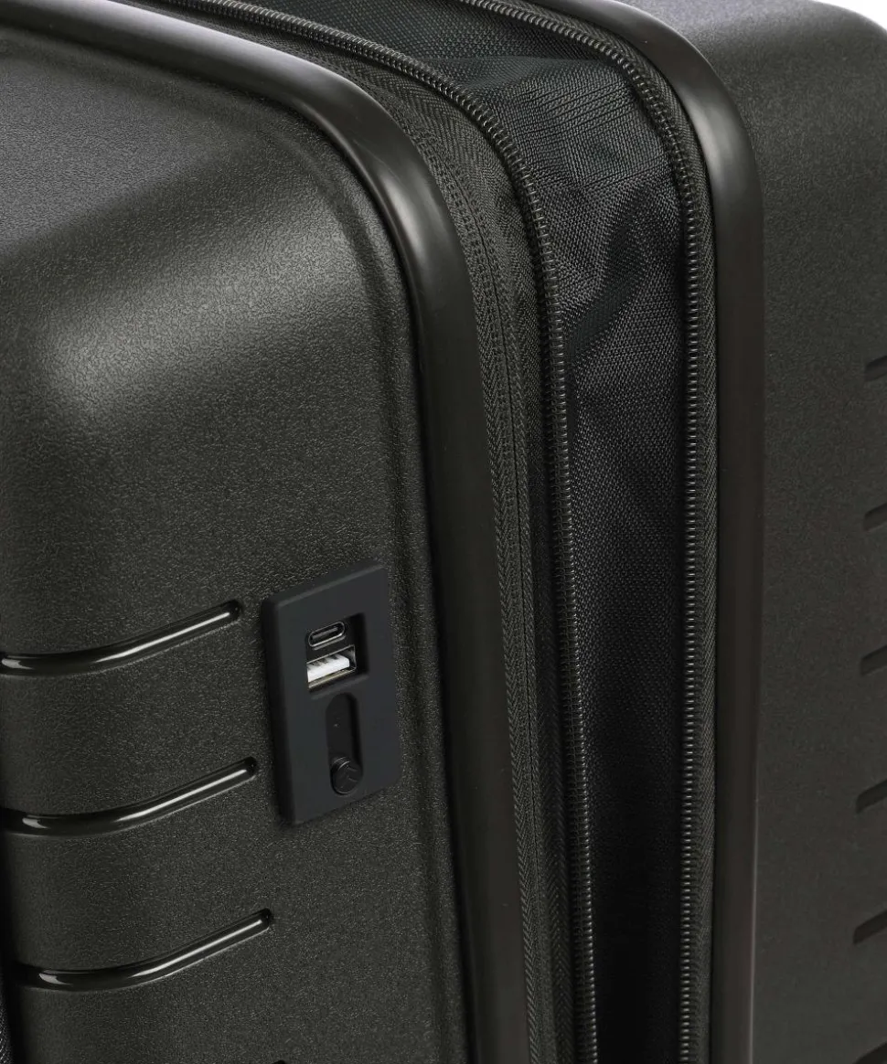 Ulisse 4-Rollen Trolley olivgrün 55 cm