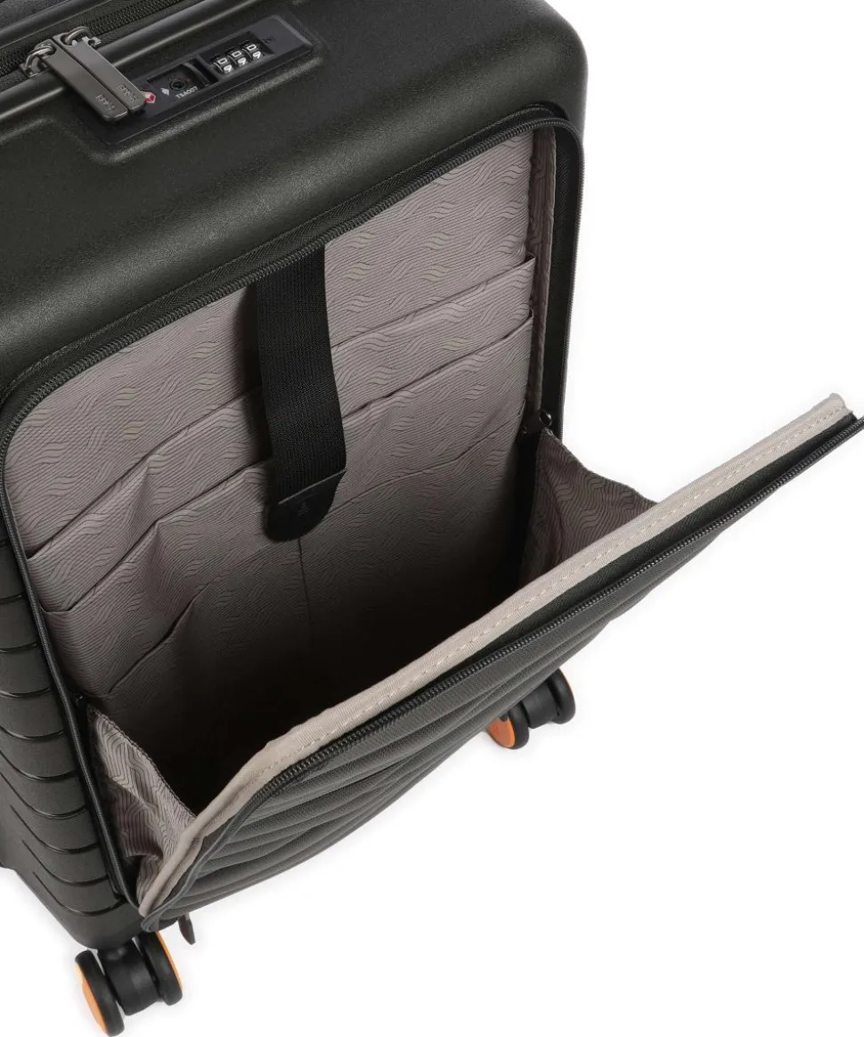 Ulisse 4-Rollen Trolley olivgrün 55 cm