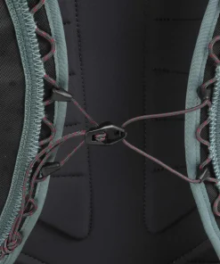 Ull 30L Wanderrucksack recyceltes Polyamid grünblau