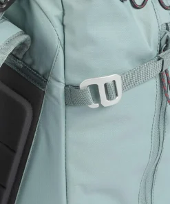 Ull 30L Wanderrucksack recyceltes Polyamid grünblau