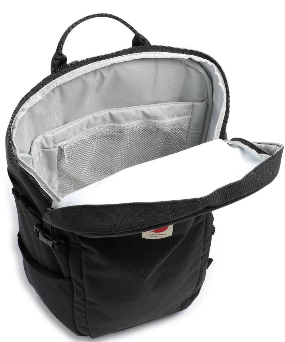 Ulvö 23 Rucksack 14″ recyceltes Nylon schwarz