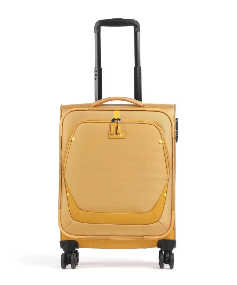 Umbria 4-Rollen Trolley gelb 55 cm
