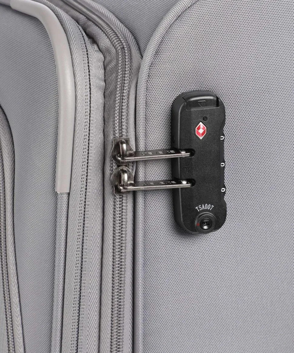 Umbria 4-Rollen Trolley Set grau 3-tlg.