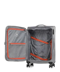 Umbria 4-Rollen Trolley Set grau 3-tlg.