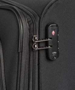 Umbria 4-Rollen Trolley Set schwarz 3-tlg.