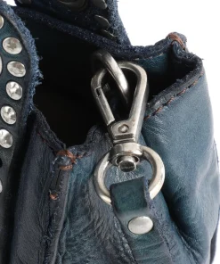 Umhängetasche fein genarbtes Rindsleder dunkelblau