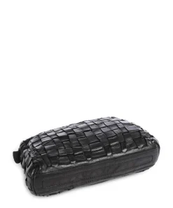 Umhängetasche fein genarbtes Rindsleder schwarz