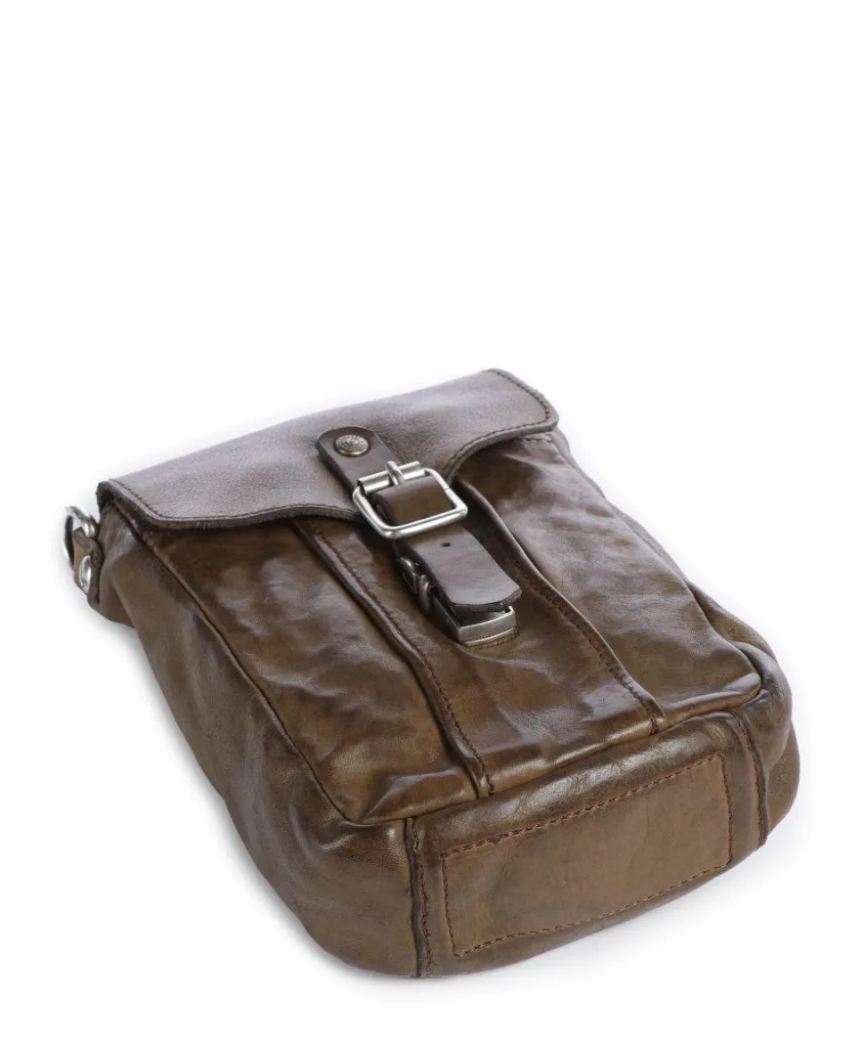 Umhängetasche fein genarbtes Rindsleder olivgrün