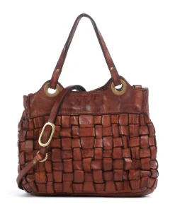 Umhängetasche fein genarbtes Rindsleder cognac