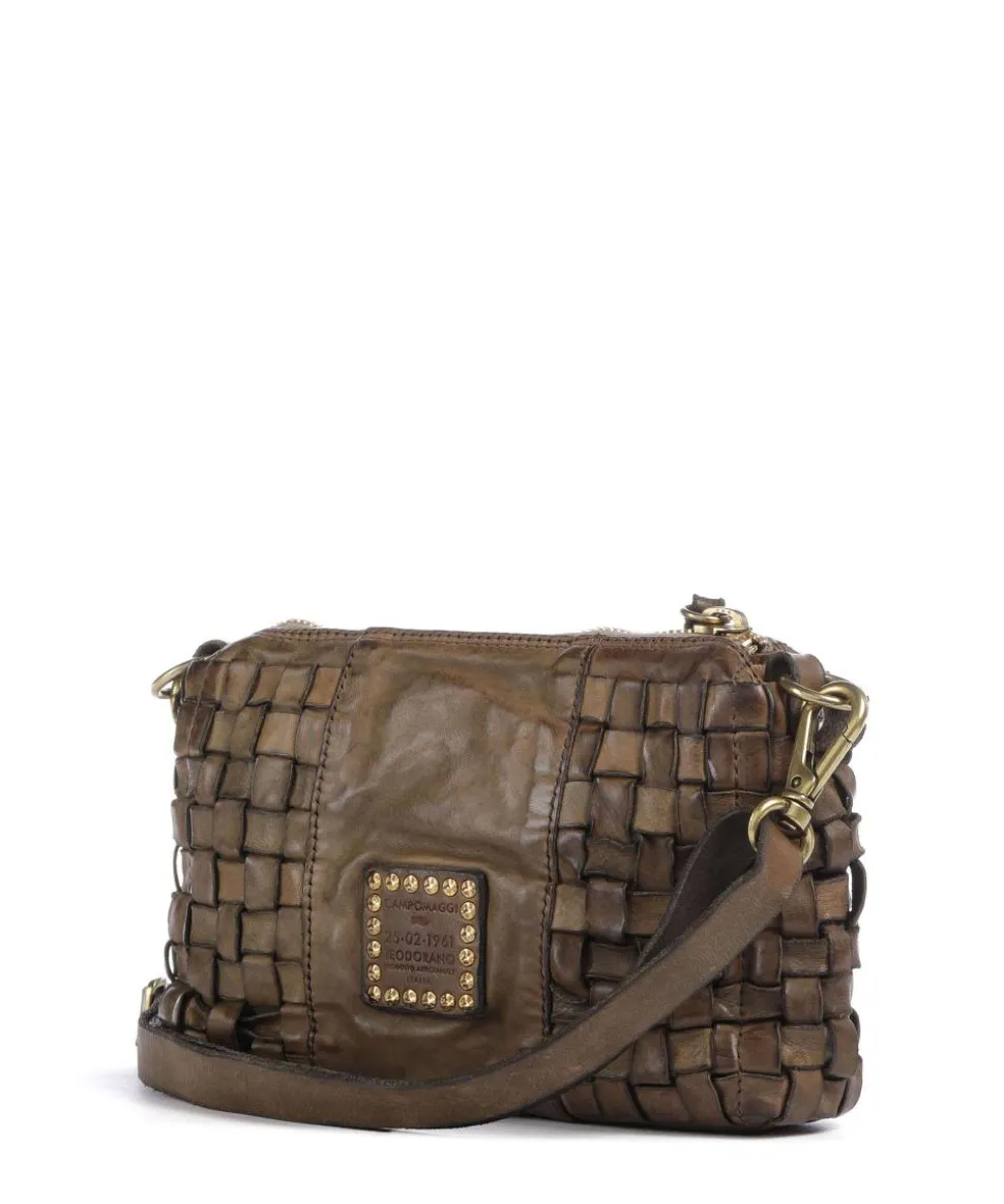 Umhängetasche fein genarbtes Rindsleder olivgrün