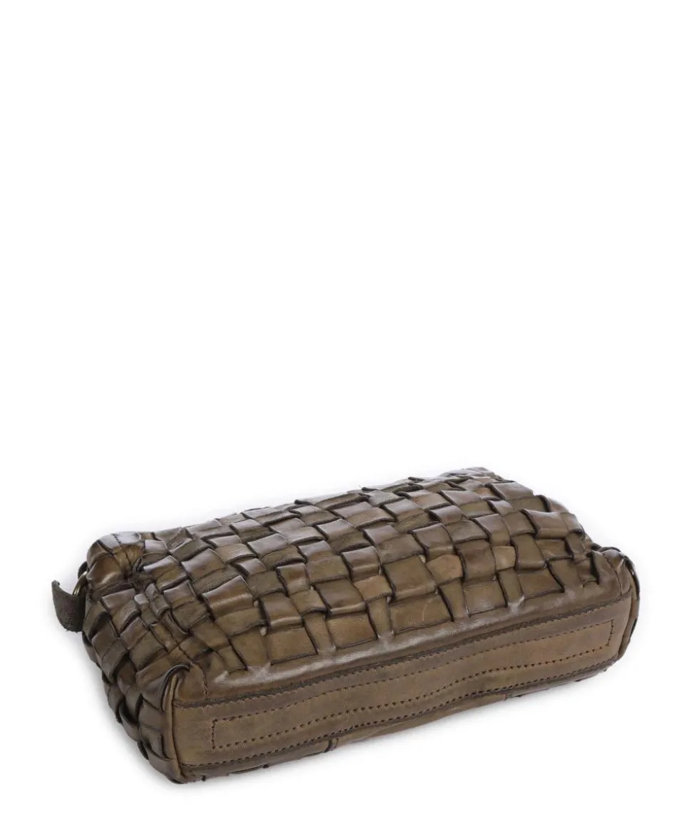 Umhängetasche fein genarbtes Rindsleder olivgrün