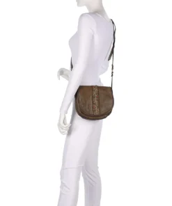 Umhängetasche fein genarbtes Rindsleder olivgrün