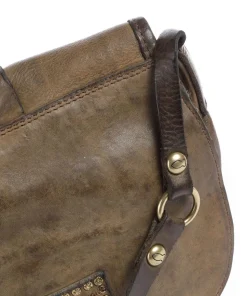 Umhängetasche fein genarbtes Rindsleder olivgrün