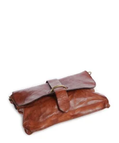 Umhängetasche fein genarbtes Rindsleder cognac