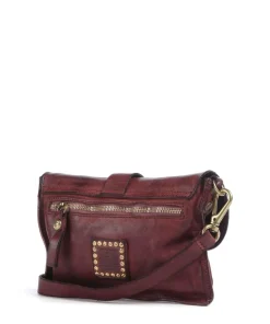 Umhängetasche fein genarbtes Rindsleder dunkelrot