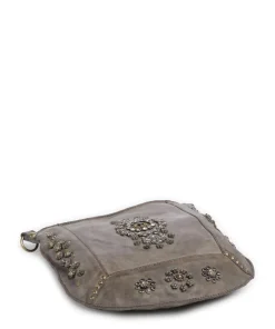 Umhängetasche fein genarbtes Rindsleder stein